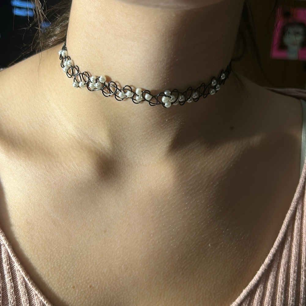 Two chocker necklaces